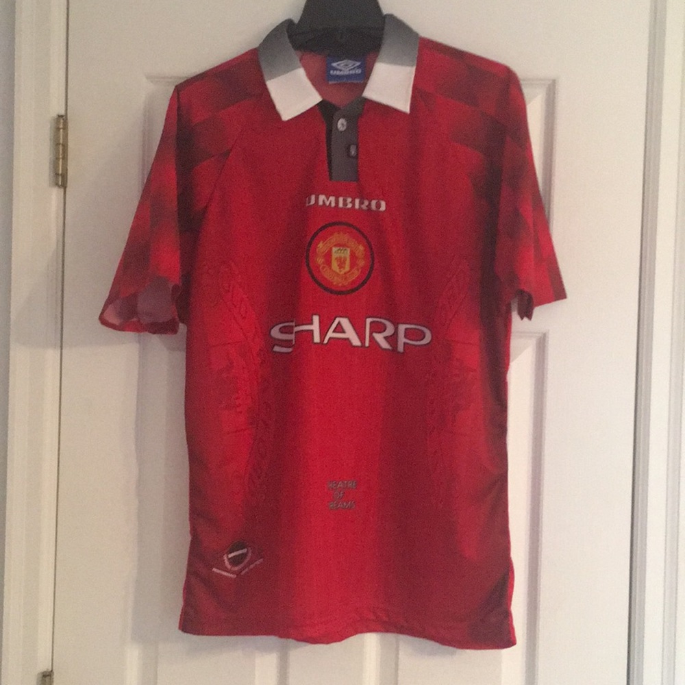 Mens Umbro Manchester United Football Club Jersey